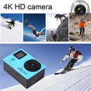 HAMTOD H12 UHD 4K WiFi Sport Camera with Waterproof Case, Generalplus 4247, 0.66 inch + 2.0 inch LCD Screen, 170 Degree Wide Angle Lens (Blue)