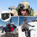 HAMTOD H12 UHD 4K WiFi Sport Camera with Waterproof Case, Generalplus 4247, 0.66 inch + 2.0 inch LCD Screen, 170 Degree Wide Angle Lens (Silver)
