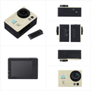 Q3H 2.0 inch Screen WiFi Sport Action Camera Camcorder with Waterproof Housing Case, Allwinner V3, 170 Degrees Wide Angle(Gold)