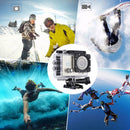 Q3H 2.0 inch Screen WiFi Sport Action Camera Camcorder with Waterproof Housing Case, Allwinner V3, 170 Degrees Wide Angle(Beige)