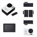 Q3H 2.0 inch Screen WiFi Sport Action Camera Camcorder with Waterproof Housing Case, Allwinner V3, 170 Degrees Wide Angle(White)