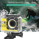 H16 1080P Portable WiFi Waterproof Sport Camera, 2.0 inch Screen, Generalplus 4248, 170 A+ Degrees Wide Angle Lens, Support TF Card(Black)