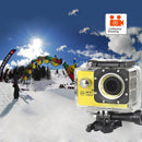 H16 1080P Portable WiFi Waterproof Sport Camera, 2.0 inch Screen, Generalplus 4248, 170 A+ Degrees Wide Angle Lens, Support TF Card(Blue)