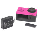 H16 1080P Portable WiFi Waterproof Sport Camera, 2.0 inch Screen, Generalplus 4248, 170 A+ Degrees Wide Angle Lens, Support TF Card(Magenta)