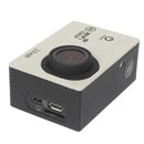 H16 1080P Portable WiFi Waterproof Sport Camera, 2.0 inch Screen, Generalplus 4248, 170 A+ Degrees Wide Angle Lens, Support TF Card(Silver)