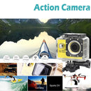 H16 1080P Portable WiFi Waterproof Sport Camera, 2.0 inch Screen, Generalplus 4248, 170 A+ Degrees Wide Angle Lens, Support TF Card(Silver)