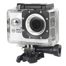 H16 1080P Portable WiFi Waterproof Sport Camera, 2.0 inch Screen, Generalplus 4248, 170 A+ Degrees Wide Angle Lens, Support TF Card(White)