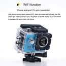 HAMTOD H9A HD 4K WiFi Sport Camera with Waterproof Case, Generalplus 4247, 2.0 inch LCD Screen, 120 Degree Wide Angle Lens (Gold)