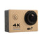 HAMTOD H9A HD 4K WiFi Sport Camera with Waterproof Case, Generalplus 4247, 2.0 inch LCD Screen, 120 Degree Wide Angle Lens (Gold)