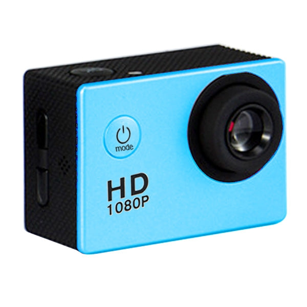 HAMTOD HF40 Sport Camera with 30m Waterproof Case, Generalplus 6624, 2.0 inch LCD Screen(Blue)