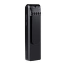 Back Clip Design 1080P HD Camera Voice Control Recording Machine, Support Motion Detection, Infrared Night Vision, 180 Degrees Rotation Camera, TF Card(Black)