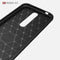 Brushed Texture Carbon Fiber TPU Case for Nokia 4.2(Navy Blue)