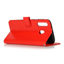 Crazy Horse Texture Horizontal Flip Leather Case with Holder & Card Slots & Wallet & Photo Frame for Galaxy A40(Red)