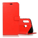 Crazy Horse Texture Horizontal Flip Leather Case with Holder & Card Slots & Wallet & Photo Frame for Galaxy A40(Green)
