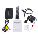 HDMI 1080P USB3.0 U Disk Video Play Box with Built-in Mediaplayer, EU Plug(Black)