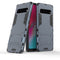 Shockproof PC + TPU Case for Galaxy S10 5G, with Holder(Navy Blue)