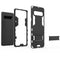 Shockproof PC + TPU Case for Galaxy S10 5G, with Holder(Navy Blue)