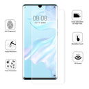 ENKAY Hat-Prince 0.1mm 3D Full Screen Protector Explosion-proof Hydrogel Film Front + Back for Huawei P30 Pro