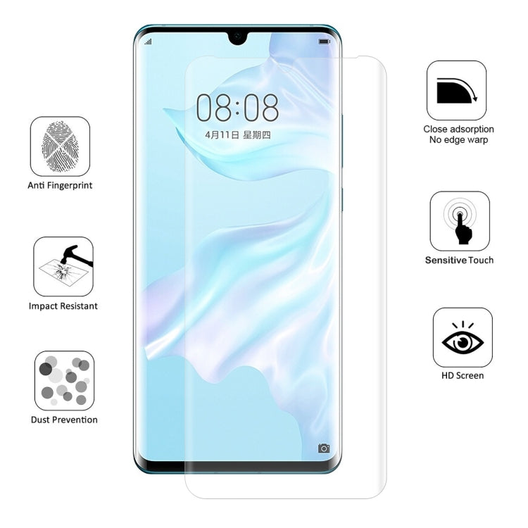 ENKAY Hat-Prince 0.1mm 3D Full Screen Protector Explosion-proof Hydrogel Film Front + Back for Huawei P30 Pro