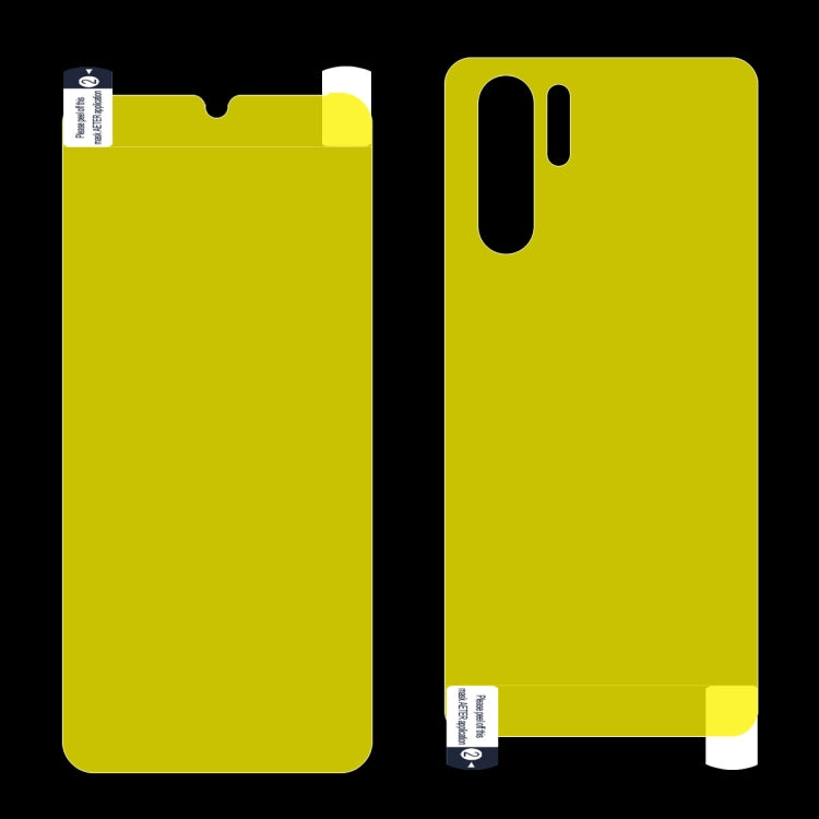 ENKAY Hat-Prince 0.1mm 3D Full Screen Protector Explosion-proof Hydrogel Film Front + Back for Huawei P30 Pro