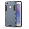 Shockproof PC + TPU Case for Huawei Nova 2 Plus, with Holder(Navy Blue)