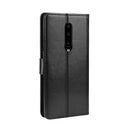 Retro Crazy Horse Texture Horizontal Flip Leather Case for OnePlus 7 Pro, with Holder & Card Slots & Photo Frame(Brown)