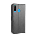 Retro Crazy Horse Texture Horizontal Flip Leather Case for Huawei Enjoy 9s (P Smart+ 2019) , with Holder & Card Slots & Photo Frame(black)