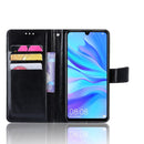 Retro Crazy Horse Texture Horizontal Flip Leather Case for Huawei Enjoy 9s (P Smart+ 2019) , with Holder & Card Slots & Photo Frame(black)