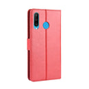 Retro Crazy Horse Texture Horizontal Flip Leather Case for Huawei Enjoy 9s (P Smart+ 2019) , with Holder & Card Slots & Photo Frame(red)