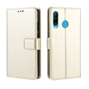 Retro Crazy Horse Texture Horizontal Flip Leather Case for Huawei Enjoy 9s (P Smart+ 2019) , with Holder & Card Slots & Photo Frame(gold)