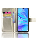 Retro Crazy Horse Texture Horizontal Flip Leather Case for Huawei Enjoy 9s (P Smart+ 2019) , with Holder & Card Slots & Photo Frame(gold)