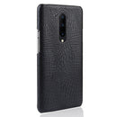 Shockproof Crocodile Texture PC + PU Case for OnePlus 7 Pro(Black)