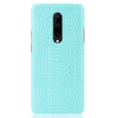 Shockproof Crocodile Texture PC + PU Case for OnePlus 7 Pro(Light green)