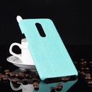 Shockproof Crocodile Texture PC + PU Case for OnePlus 7 Pro(Light green)