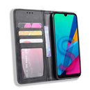Magnetic Buckle Retro Crazy Horse Texture Horizontal Flip Leather Case for Huawei Y5 (2019), with Holder & Card Slots & Photo Frame(Black)