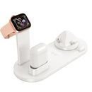 HQ-UD15 Rotatable Charging Base with Stand for Mobile Phones / iWatches / AirPods, Not Support Wireless Charging (Black)