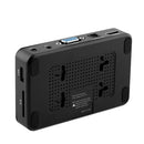 1080P DecodingHD Hard Disk Player AV+VGA SD Card U Disk Player, EU Plug(Black)