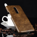 Shockproof Litchi Texture PC + PU Case for OnePlus 7 Pro(Brown)