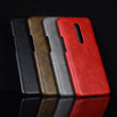 Shockproof Litchi Texture PC + PU Case for OnePlus 7 Pro(Brown)