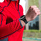 Canvas and Leather Watch Band for Garmin Fenix5x Plus Fenix3, Wrist Strap Size:150+110mm(Blue)