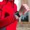 Canvas and Leather Watch Band for Garmin Fenix5x Plus Fenix3, Wrist Strap Size:150+110mm(Black)