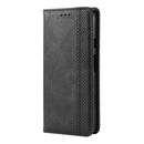 Magnetic Buckle Retro Crazy Horse Texture Horizontal Flip Leather Case for Google Pixel 3a , with Holder & Card Slots & Photo Frame(Black)