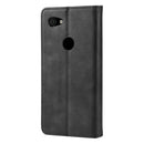 Magnetic Buckle Retro Crazy Horse Texture Horizontal Flip Leather Case for Google Pixel 3a , with Holder & Card Slots & Photo Frame(Black)