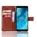 Retro Crazy Horse Texture Horizontal Flip Leather Case for Google Pixel 3a, with Holder & Card Slots & Photo Frame(Brown)