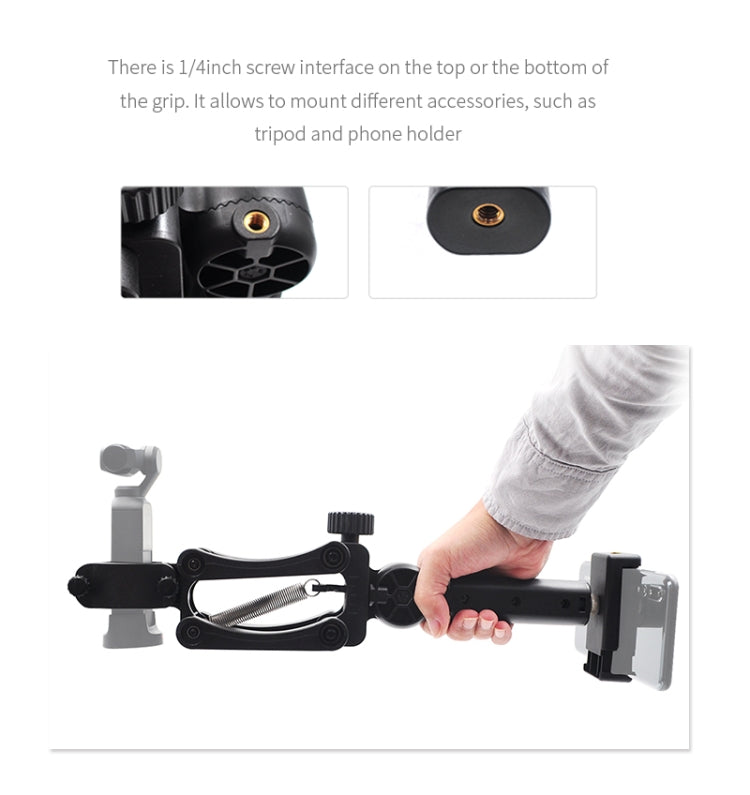 STARTRC 4-axis Stabilizer Single Hand-held Anti-shake Stabilization Shock Absorber Bracket for DJI Osmo Pocket Camera