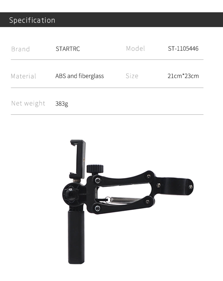 STARTRC 4-axis Stabilizer Single Hand-held Anti-shake Stabilization Shock Absorber Bracket for DJI Osmo Pocket Camera