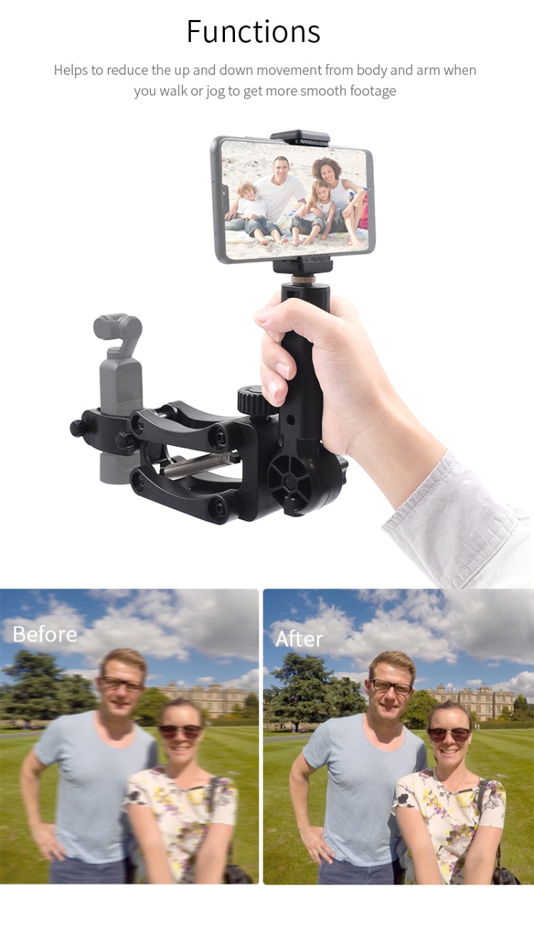 STARTRC 4-axis Stabilizer Single Hand-held Anti-shake Stabilization Shock Absorber Bracket for DJI Osmo Pocket Camera