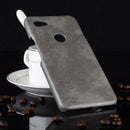 Shockproof Litchi Texture PC + PU Case for Google Pixel 3a(Gray)
