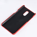 Litchi Texture PC + PU Shockproof Case for OnePlus 7(Brown)