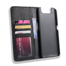 Magnetic Buckle Retro Crazy Horse Texture Horizontal Flip Leather Case for Galaxy A80 / A90, with Holder & Card Slots & Photo Frame(Black)
